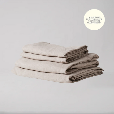 Oeko-Tex® 100% Natural Linen Bedsheets
